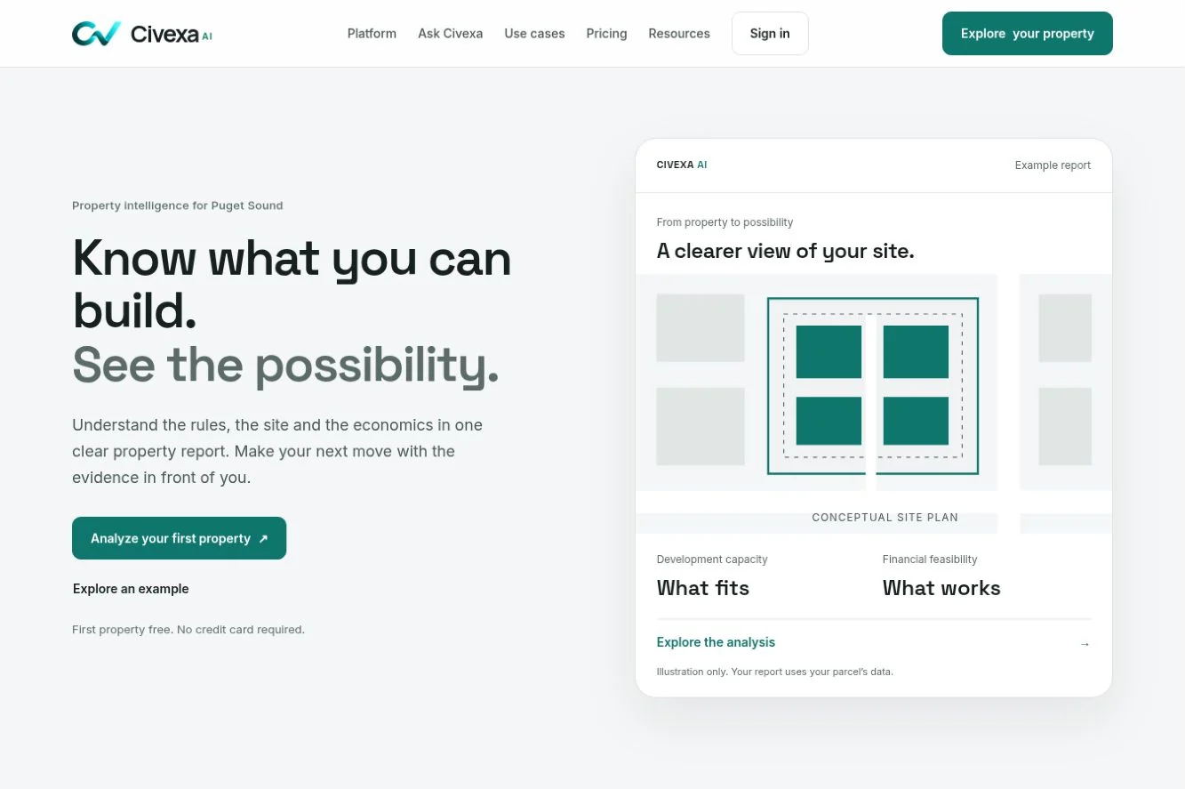 Civexa public website, designed and built within the MINAC ecosystem